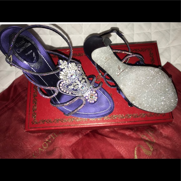 ✨💜✨Rene Caovilla heels✨💜✨ - Picture 2 of 8